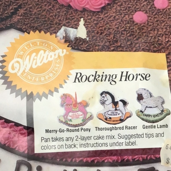 vintage Wilton Rocking Horse / Pony / Lamb cake pan - Picture 4 of 10